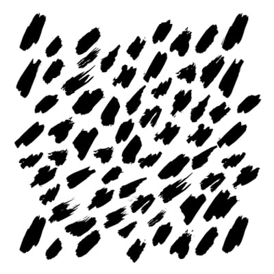 Black brushstrokes seamless pattern from Envato