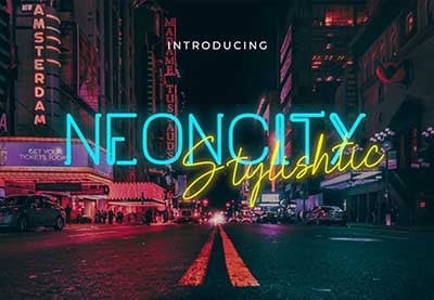 Signature Neon Font