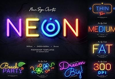 Neon Wall Logo Creator