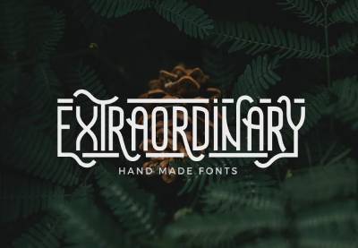 Extraordinary Font