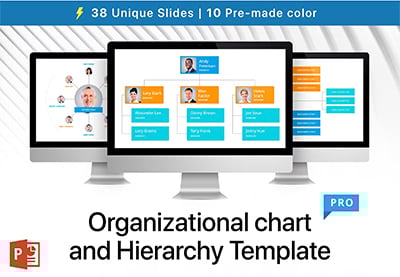 Organizational Chart and Hierarchy Template
