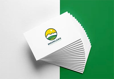 Mountain Land Logo Template