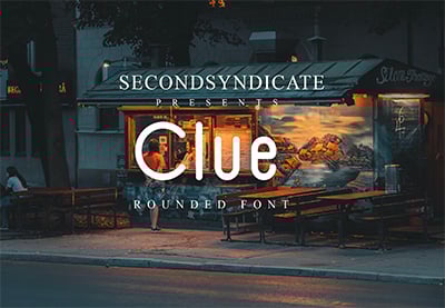 Clue - Rounded Font