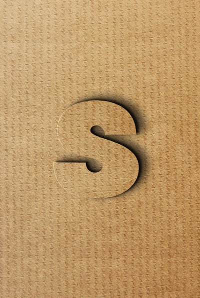 S in Different Styles, Paper Effect