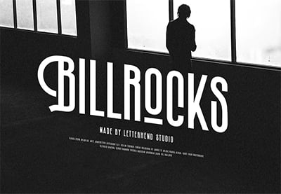 01 Billrocks - Sans serif Display Font