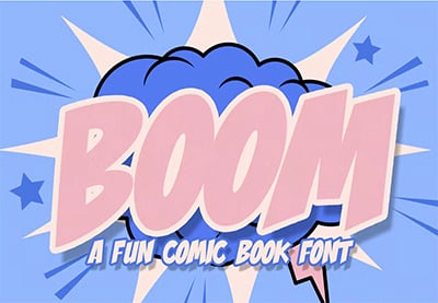 Boom Comic Font