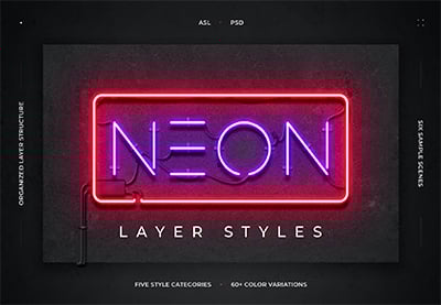 Neon Layer Styles