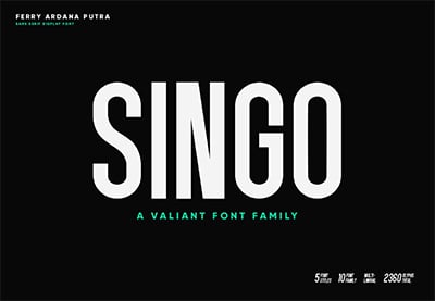 Singo | Sans Display Font