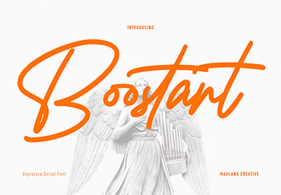 Boostart Script Font