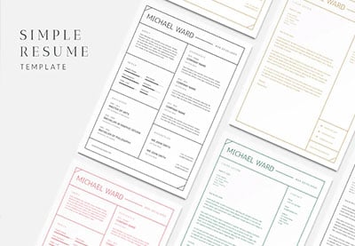 Simple Resume Template