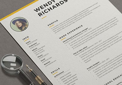 Resume simple template