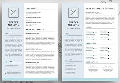 Simple Resume Template Nelson