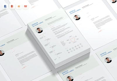 Simple template for resume