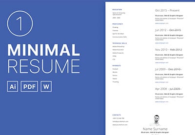 Minimal Resume 01