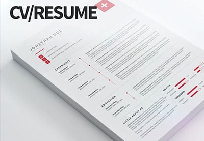 CV Resume Clean and modern