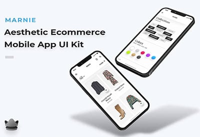 Marnie Adobe XD iPhone UI Kit