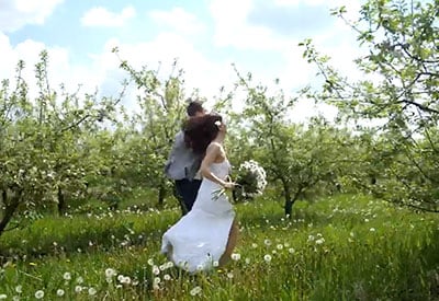 Married Couple Running