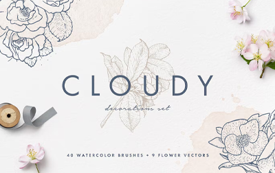 watercolor decorations