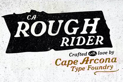 Rough Rider Font