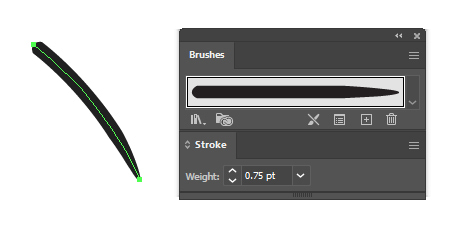 How to make GTA palm trees with Illustrator brushes option 2