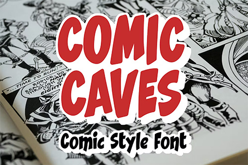 Comic Caves Comic Style Font