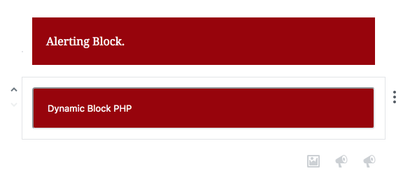 Dynamic Alert Block