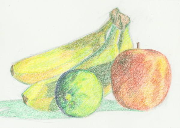 Add more yellow to make the bananas pop