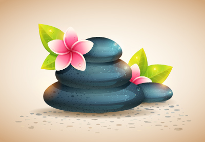 Create Detailed Spa Stones and Flowers in Adobe Illustrator