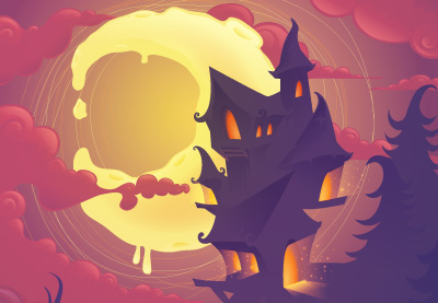 Create a Mysterious Halloween Scene in Adobe Illustrator