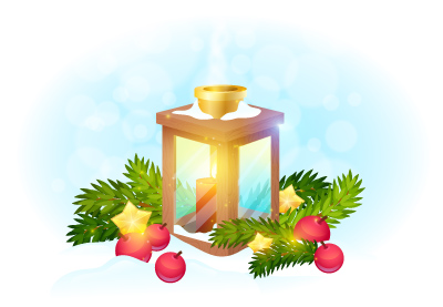 How to Create a Winter Candle Lantern in Adobe Illustrator