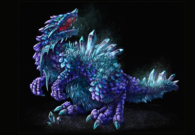 Crear una ilustración de arte conceptual de una bestia de cristal en Adobe Photoshop