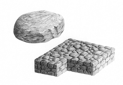 Como Desenhar Texturas de Pedras e Rochas