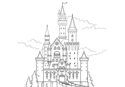 How to Draw a Castle