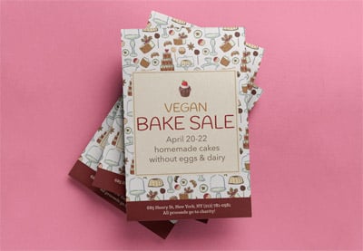 Cómo crear folletos de repostería (con un creador de folletos)