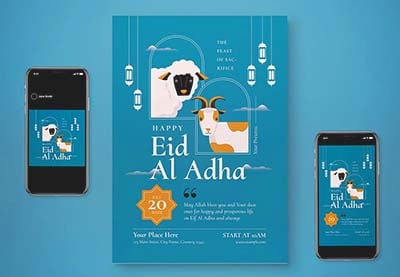 Die 32 besten Eid Al Adha Designs (Vorlagen, Vektoren, Karten, Plakate, Flyer)