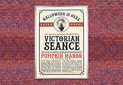 Entwerfen Sie ein viktorianisches Halloween-Poster in Adobe InDesign