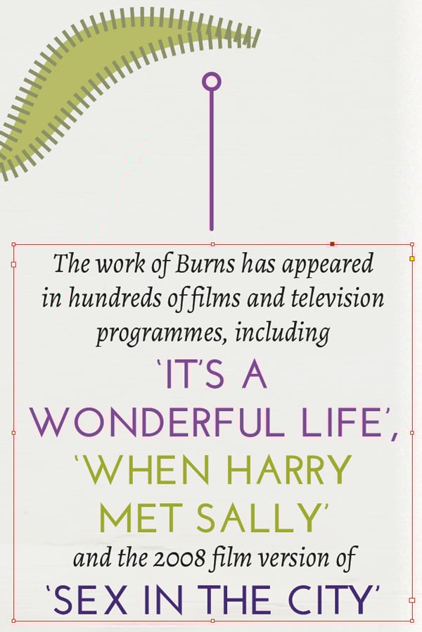 color applied to text