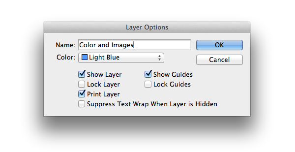 layer options