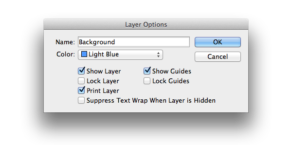 layer options