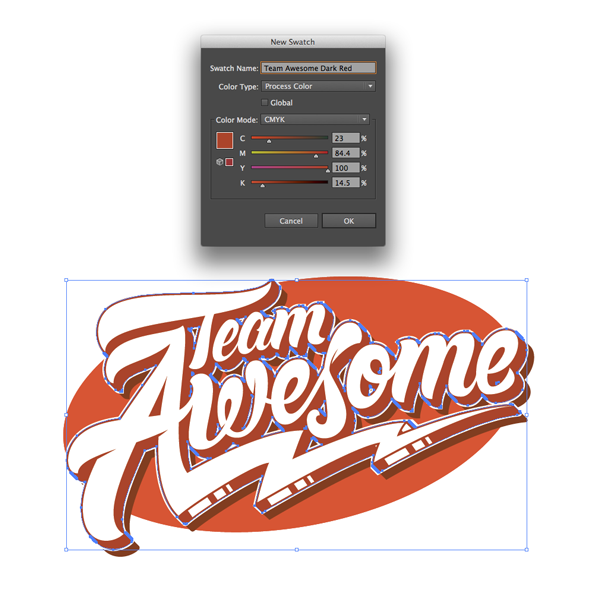 new swatch - dark red