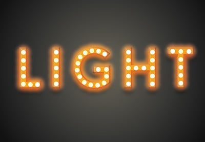 Cómo crear un efecto de texto de bombillas rápido y glamoroso en Adobe InDesign