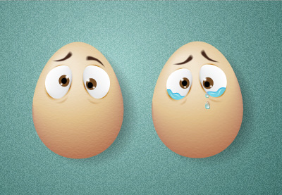 Crear un Gracioso Carácter de Huevo Usando la Herramienta Mezcla en Illustrator 