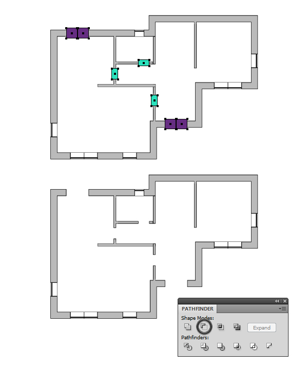 draw architectural house plan 7