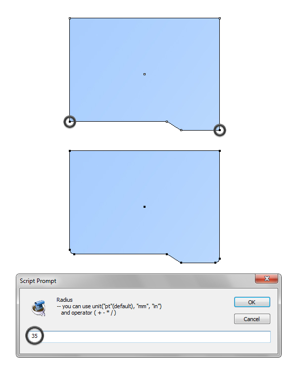 create blue folder 3