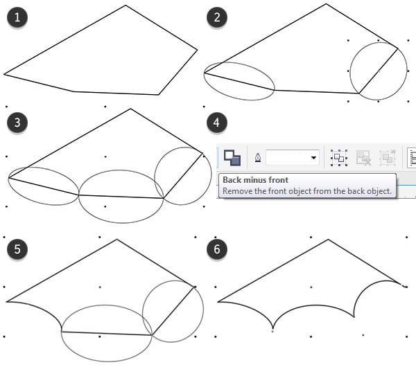 Finalise the bat wing shape