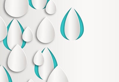Create a Dimensional Raindrop Desktop Wallpaper Illustration in Adobe Illustrator