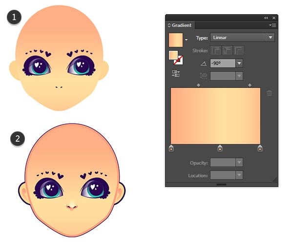 Complete the base head