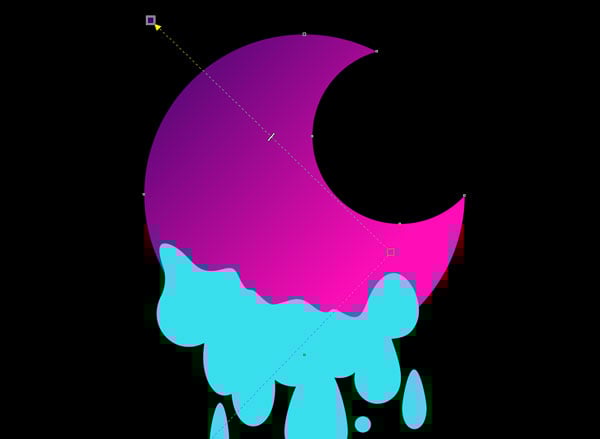 Use the interactive fill tool