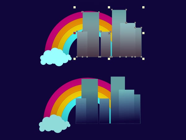 Shade your little city in the clouds