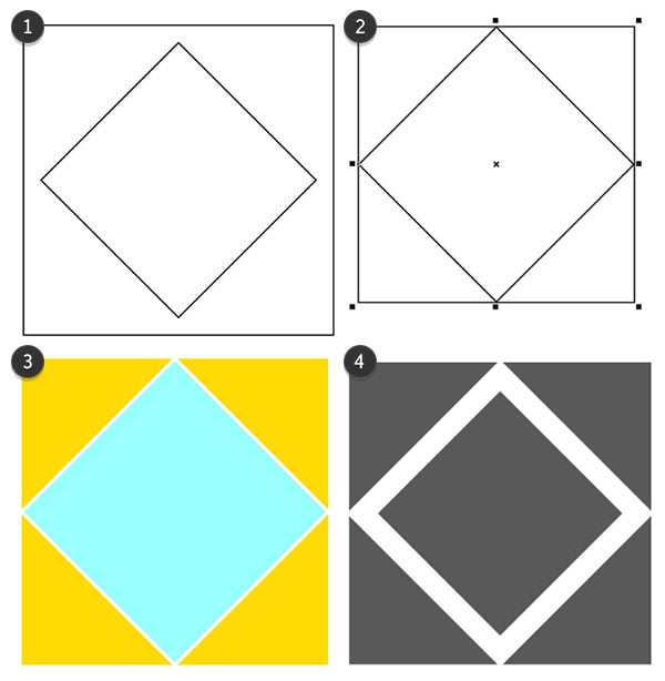 Create the first pattern tile
